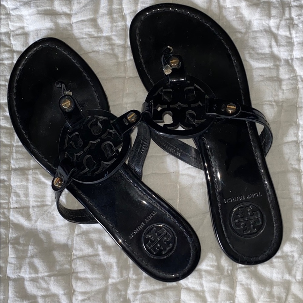 Tory Burch patent leather Millers